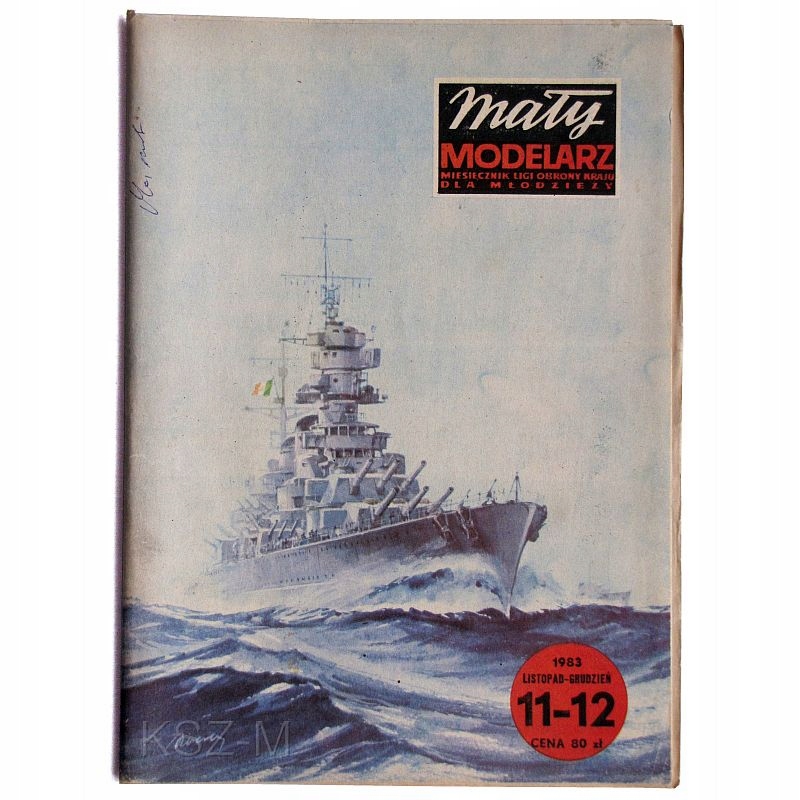 Mały Modelarz MM 11-12/83 Vittorio Veneto 1:300