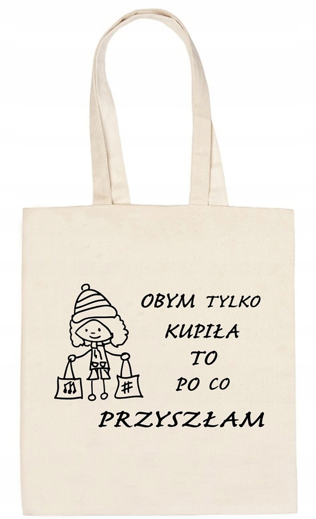Śmieszne prezenty shopper OBYM tylko kupiła to po