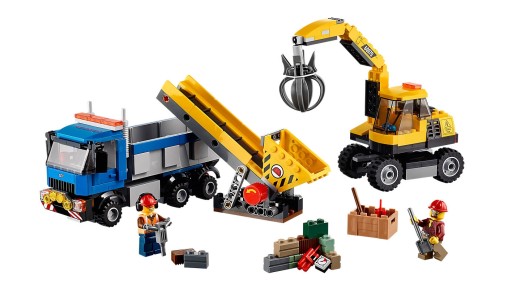 Klocki Lego City 60075 KOPARKA I CIĘŻARÓWKA - 7325382801 - oficjalne ...