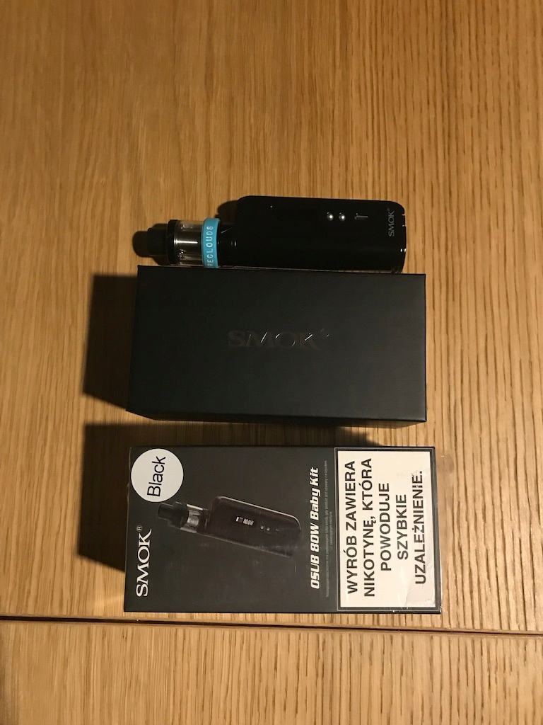 E-papieros SMOK OSUB + Wismec RX Mini