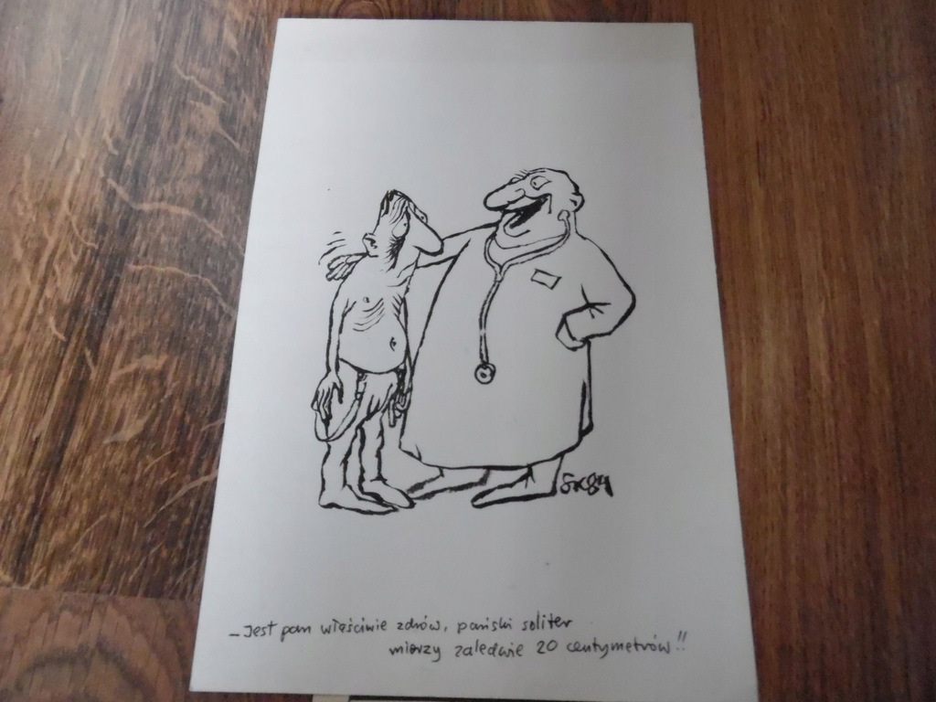 SZYMON KOBYLIŃSKI ODRĘCZNY RYSUNEK LEKARZ SZKIC