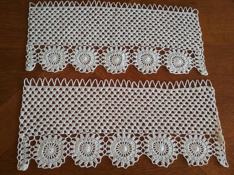 Zazdrostki szydełkowe 2 szt. - 7613397229 - oficjalne archiwum Allegro