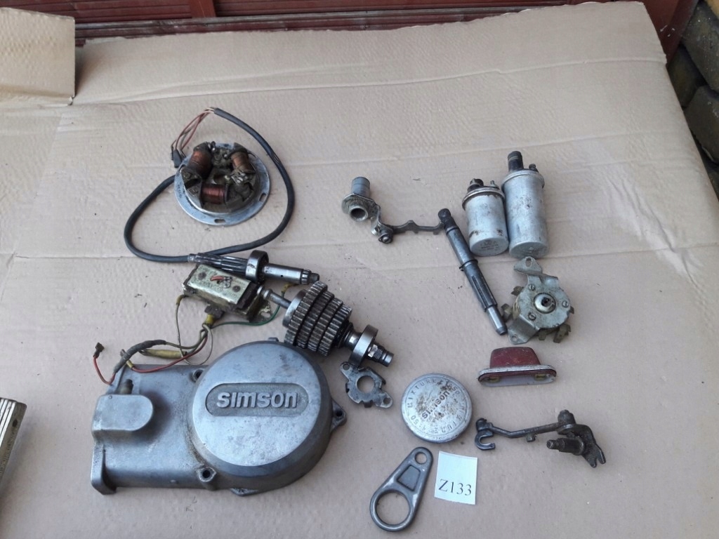 części simson s51 skrzynia biegów 4 oryginalne ddr