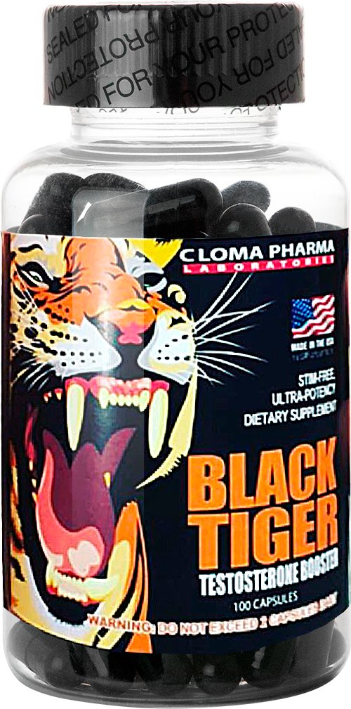 CLOMA PHARMA BLACK TIGER TESTOSTERON USA !!!