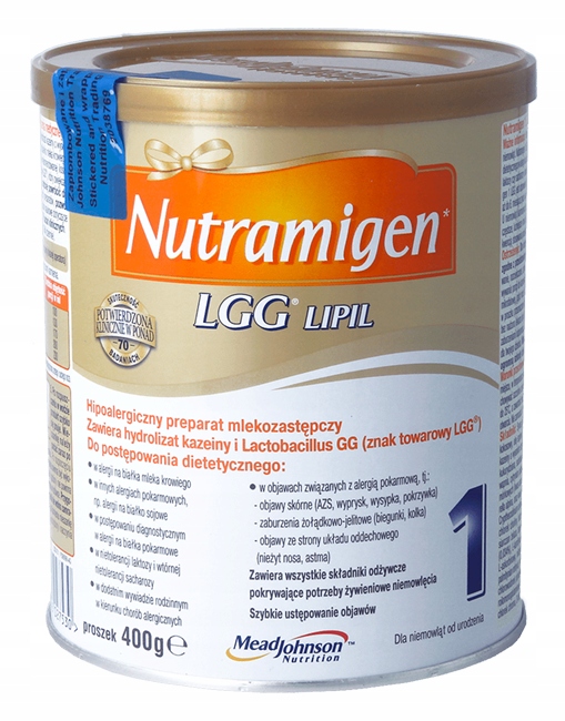 Nutramigen LGG 1 mleko bez laktozy proszek 400 g