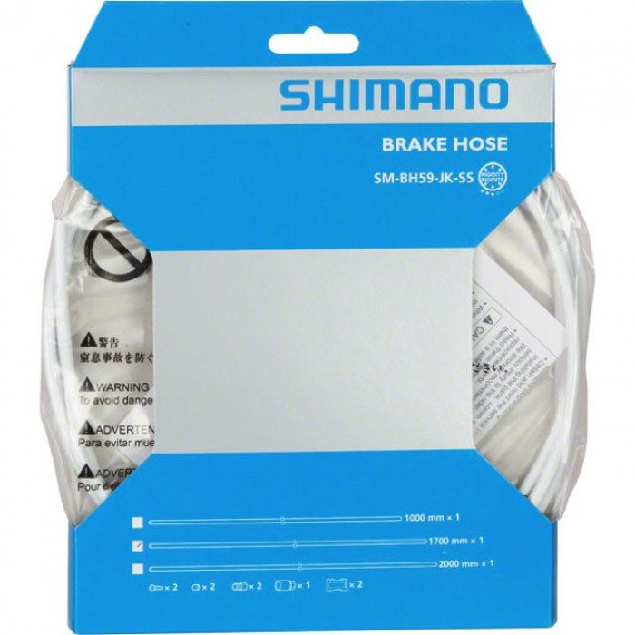 Przewód hamulcowy Shimano SM-BH59 1700mm biały