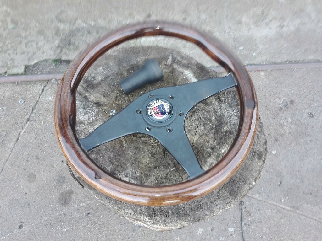 Kierownica ALPINA drewniana BMW E30 E34 Rarytas - 7611868419 ...