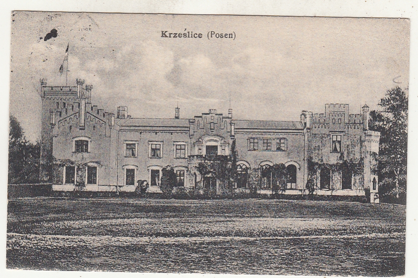 Krześlice k Pobiedziska Kiszkowo - Pałac - ok1910