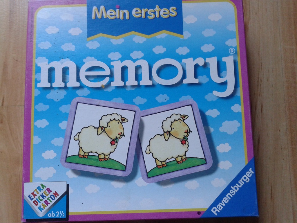 Gra planszowa - MEMORY dla dzieci 2+