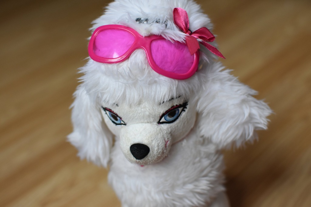 Sequin Barbie Poodle Perrita De Peluche Barbie Sequin Nueva