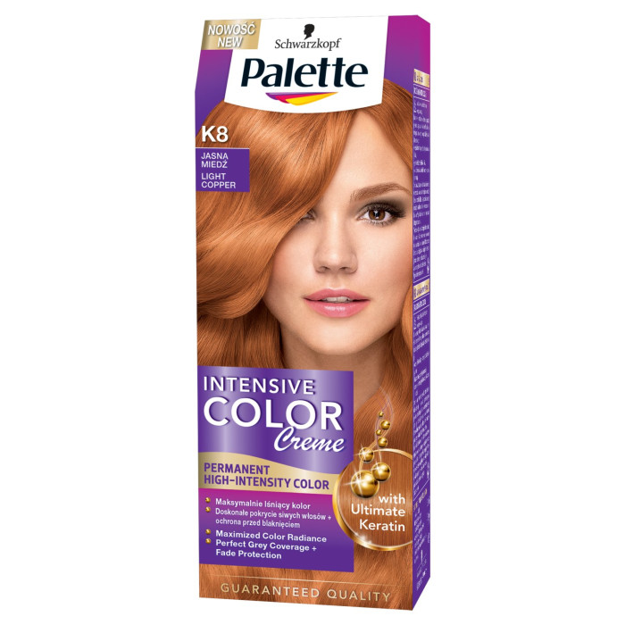 Palette Intensive Color Creme K8 Jasna Miedź