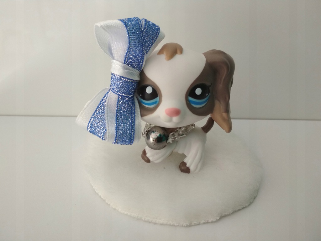 LPS Spaniel szaro-biały Oryginał (KOLEKCJA) z PL