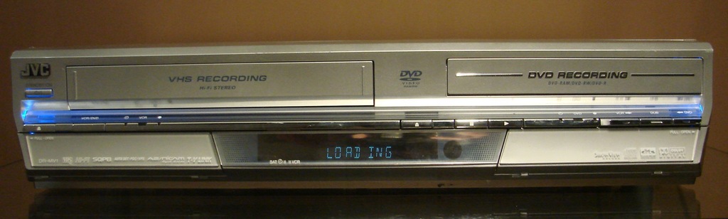 COMBO JVC DR-MV1SE Nagrywarka VHS / DVD + PILOT