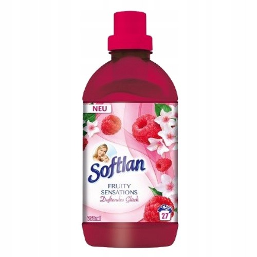 SOFTLAN 750ML FRUIT PŁYN PŁUKANIE OWOCOWA MALINA