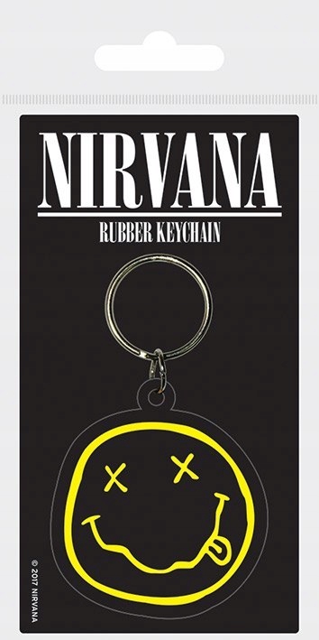 Brelok gumowy do kluczy Nirvana