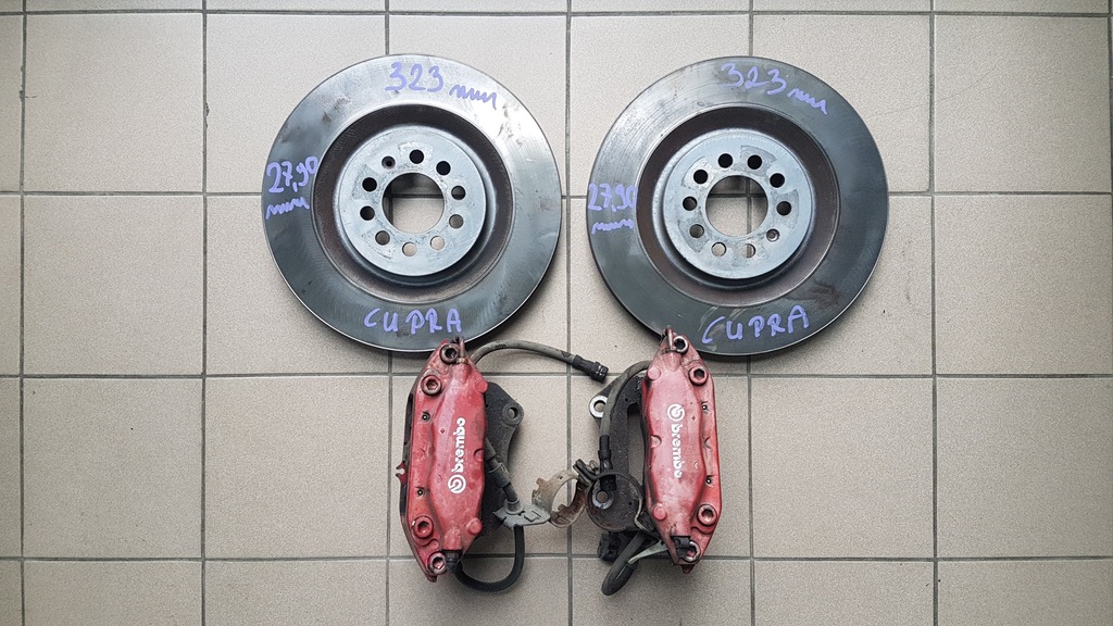 Zaciski tarcze 323mm Leon Cupra R Ibiza Brembo