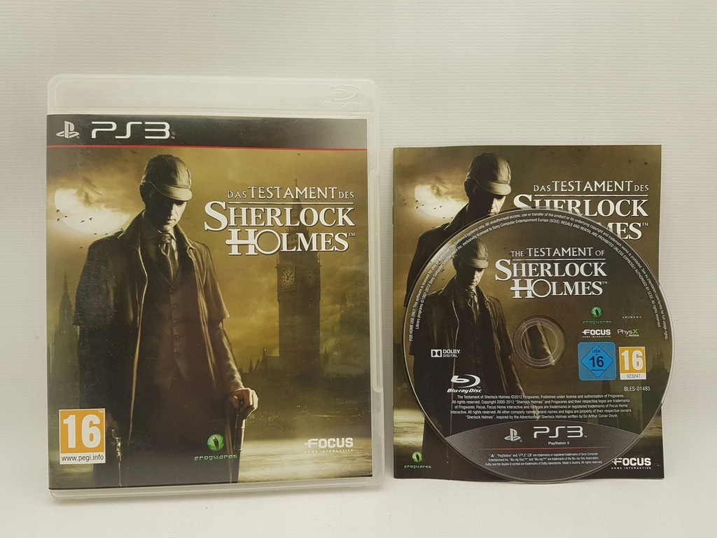 Testament Sherlocka Holmesa Sherlock Holmes Ps3 7752819505 Oficjalne Archiwum Allegro