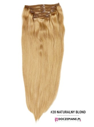 Doczepiane.pl wlosy naturalne podwójne clip 60cm