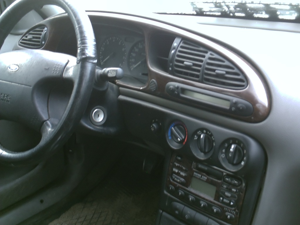 Ford MONDEO MK2 mk1 kokpit i radio z wzorem drewno