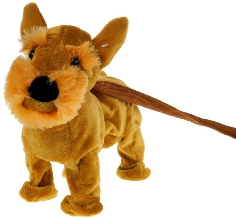 INTERAKTYWNY PIES PIESEK ZABAWKA SZMYCZ BRĄZOWY 7260225524