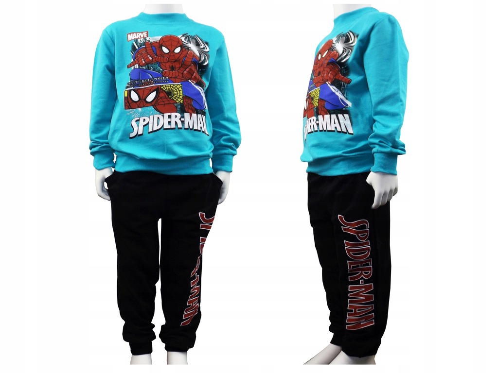 SPIDERMAN Marvel Dresik Bluza + Spodnie 116 6 lat