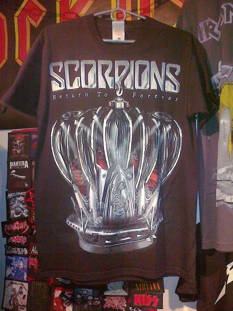 Scorpions Return Forever koszulka t-shirt cd XL