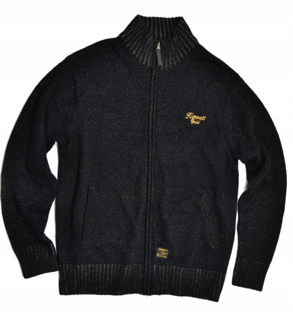 LS0117 HAMNETT GOLD sweter r. M 25%WOOL