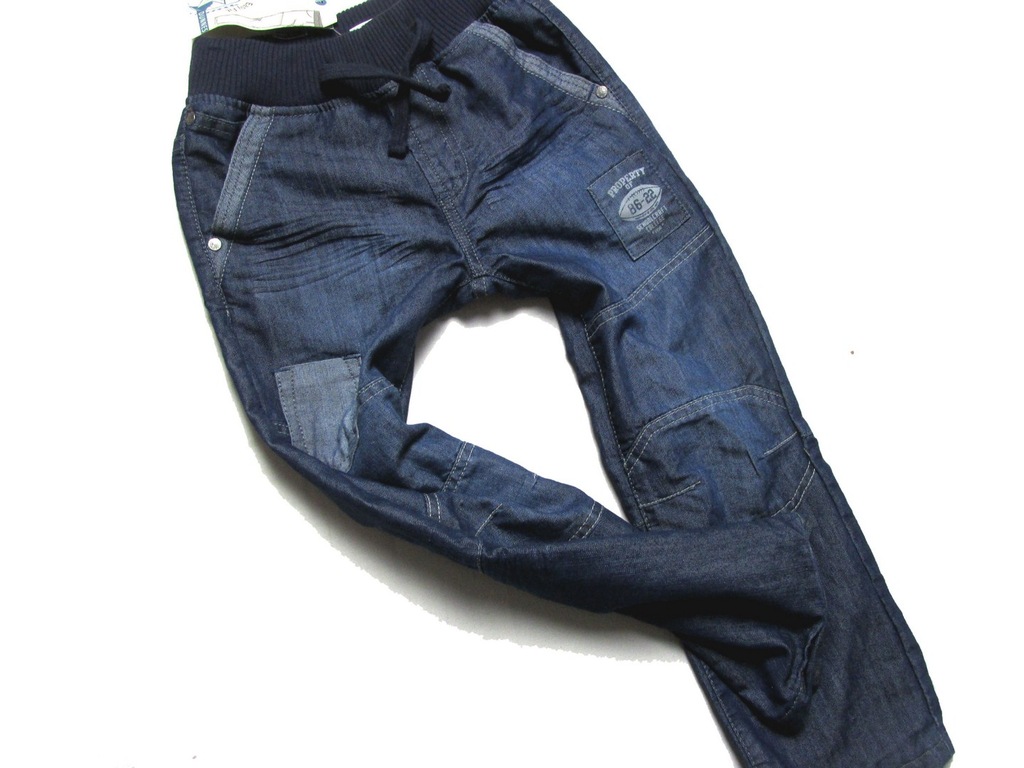 ST BERNARD   nowe jeansy w gumę_____122