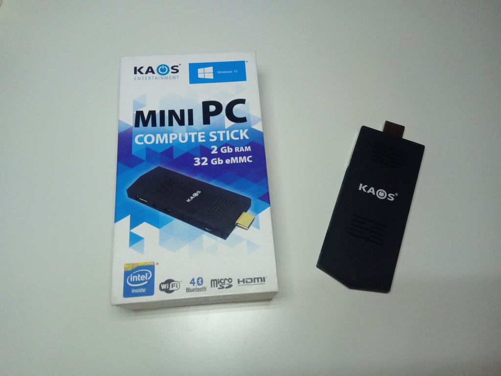 MINI PC COMPUTE STICK KAOS | 2/32 GB | Windows 10