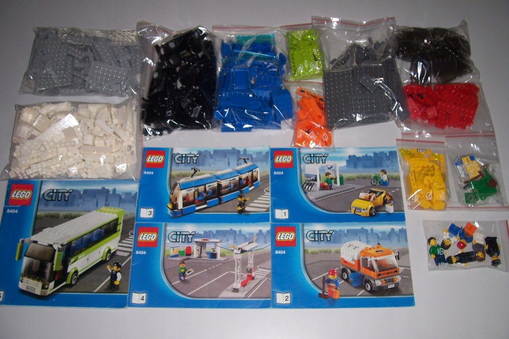 #103 Lego City 8404 tramwaj autobus przystanek - 7641681103 - oficjalne ...