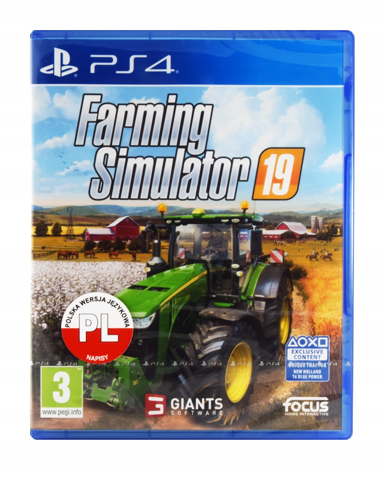 FARMING SIMULATOR 19 SYMULATOR FARMY PS4 PO POLSKU