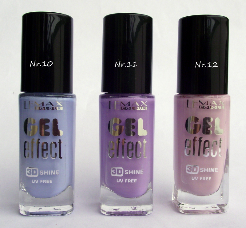 LAKIER ŻELOWY GEL EFFECT 3D SHINE LEMAX Nr.12