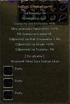 Metin2 Tasmania Kolce z łez+9 na DT 5b