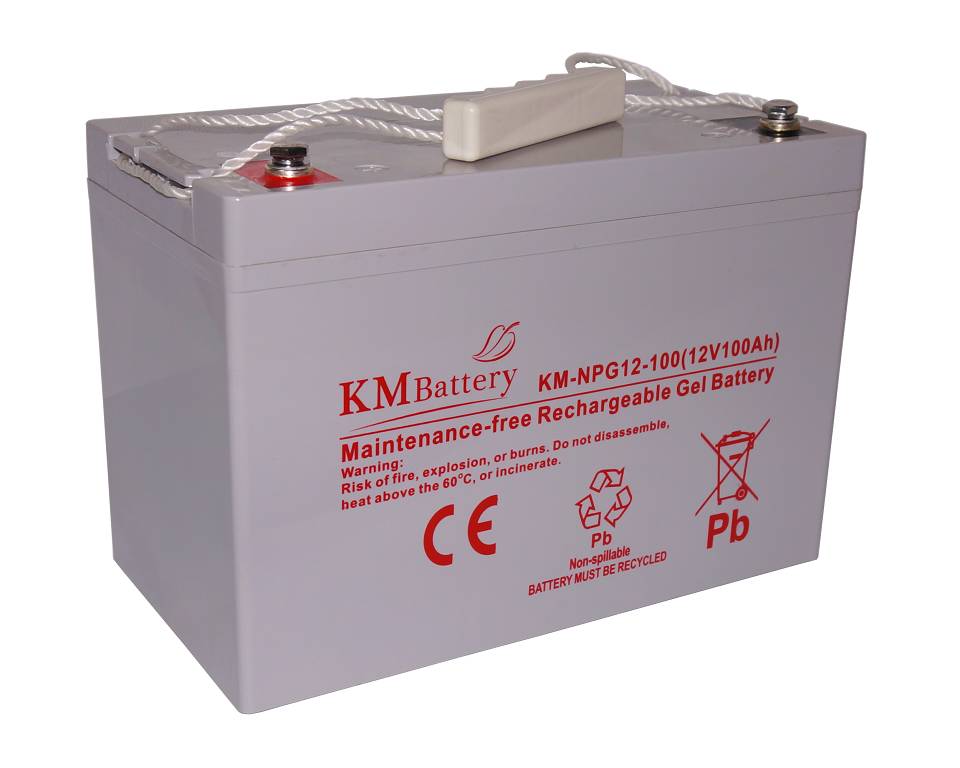 Akumulator żelowy KM Battery 100ah 12V  żel 100% N