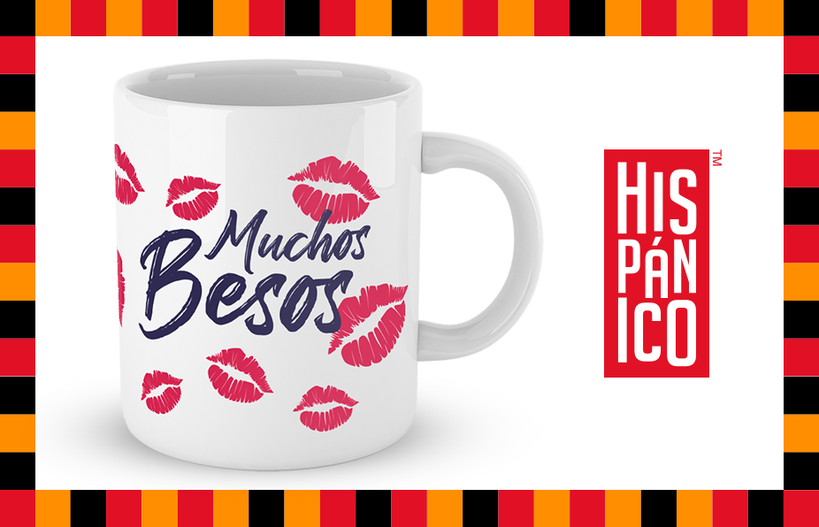 Hiszpański Kubek MUCHOS BESOS