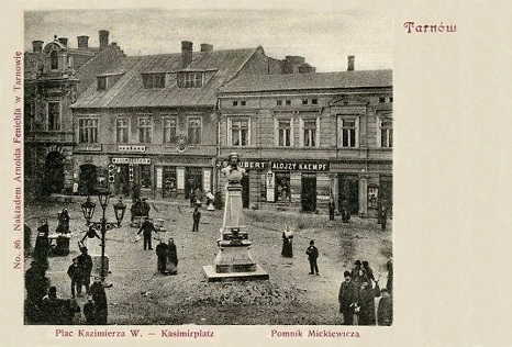 TARNÓW POMNIK MICKIEWICZA reprodukcja