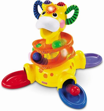 Fisher Price Piłeczkowa Żyrafa. Zjeżdżalnia.