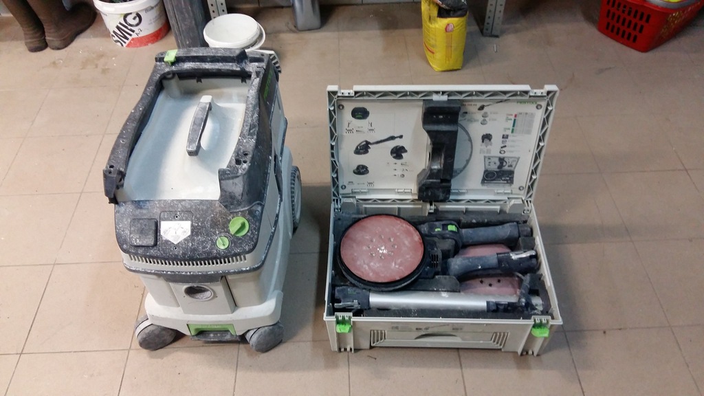 Żyrafa FESTOOL Planex LHS 225- EQ+ odkużacz awaria