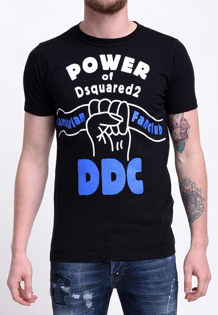 Koszulka T-Shirt Dsquared Caten Power Slim L