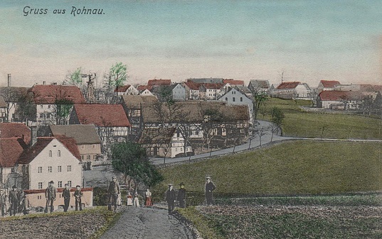 BOGATYNIA TRZCINIEC PANORAMA  reprodukcja