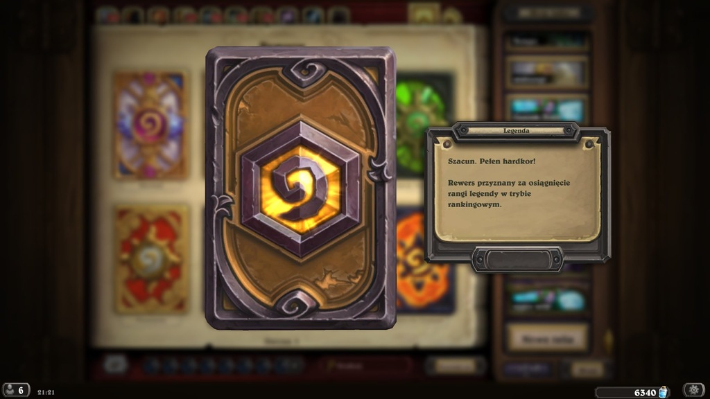 Konto Hearthstone 107 LEGEND Złote portrety REWERS