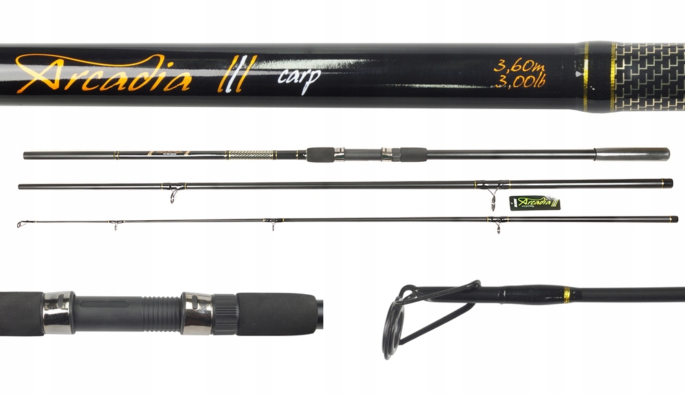 JAXON WĘDKA ARCADIA CARP 3,6 M 3,0 LB NA KARPIA