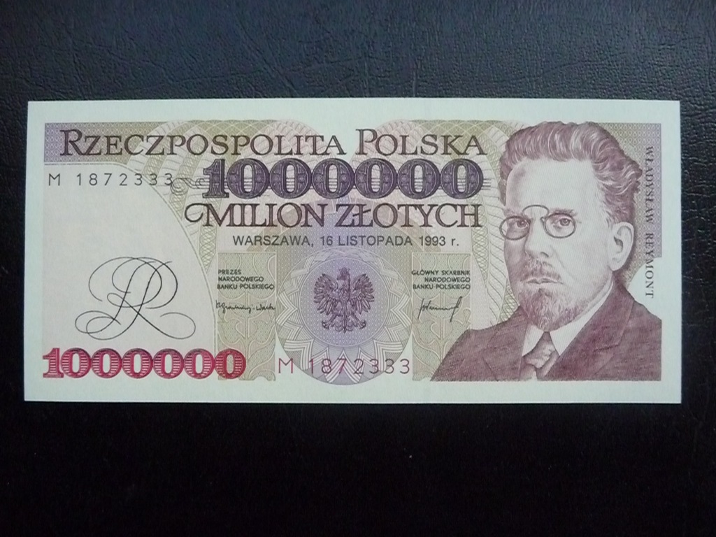 1000000 Злотых купюра.