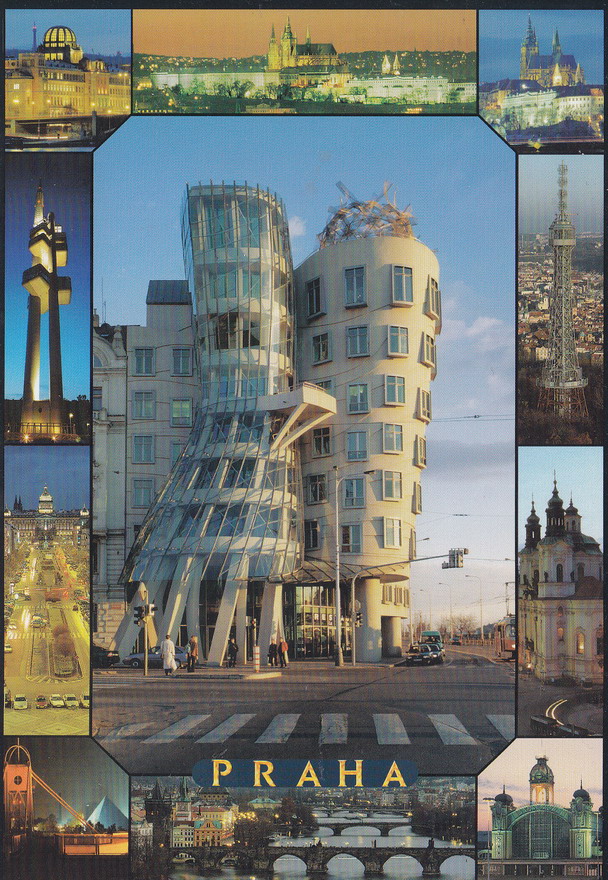 CZECHY- PRAGA- GINGER I FRED- TAŃCZĄCY DOM- UNESCO