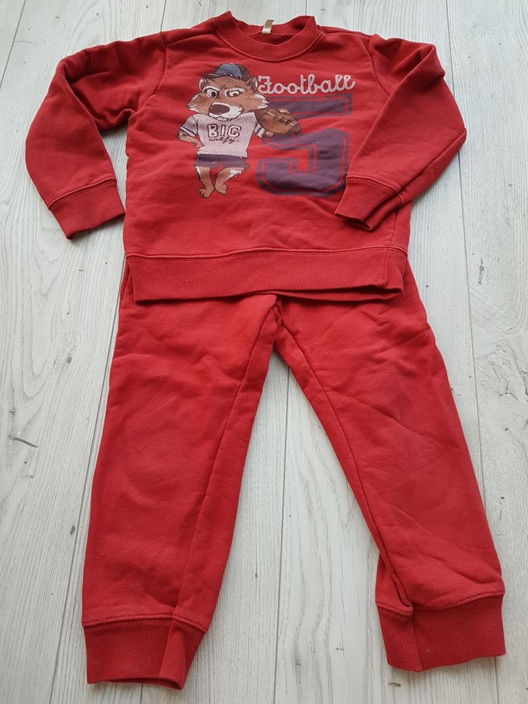 DRES Dziecięcy BENETTON Czerwony 3-4 lata 104 cm