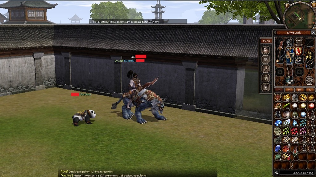DiamondMT2 TOP 7 216 LVL FULL Woj BODY + EQ Metin