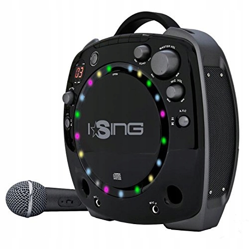 I SING BOOMBOX KARAOKE ODTWARZACZ CD MIKROFON
