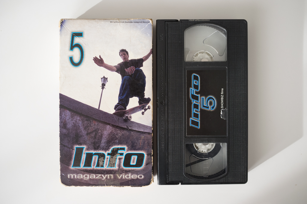 INFO 5 Magazyn Video / skateboarding VHS UNIKAT! 7233490009