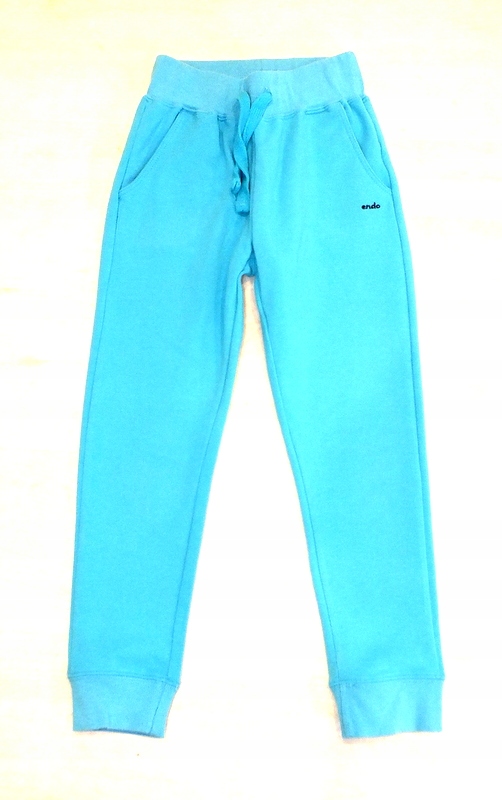 spodnie bawełniane dresy endo 128cm