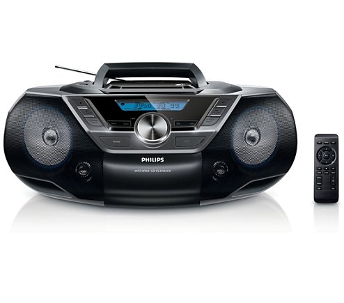 RADIOODTWARZACZ PHILIPS AZ 780 BLACK USB MP3 CD